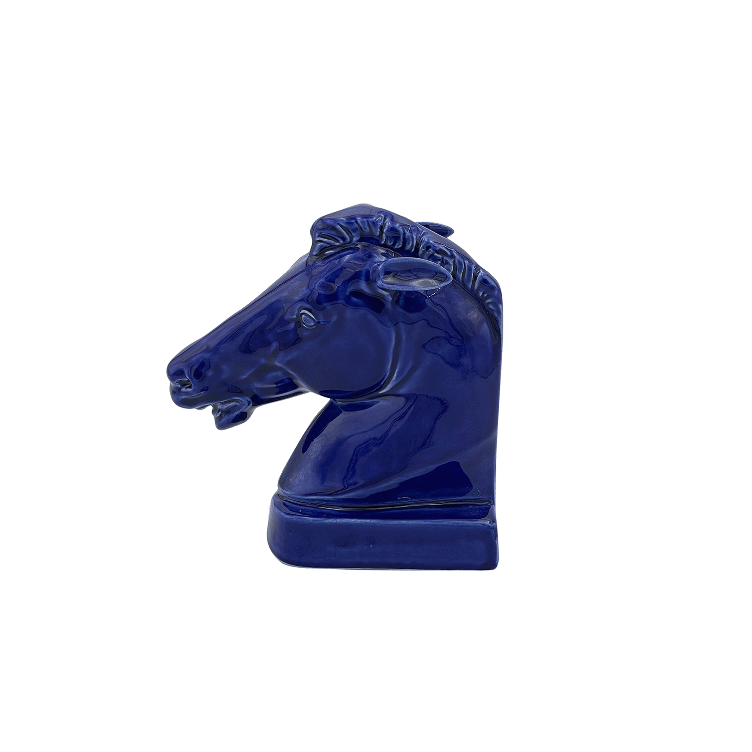 Blue Horse Bookend