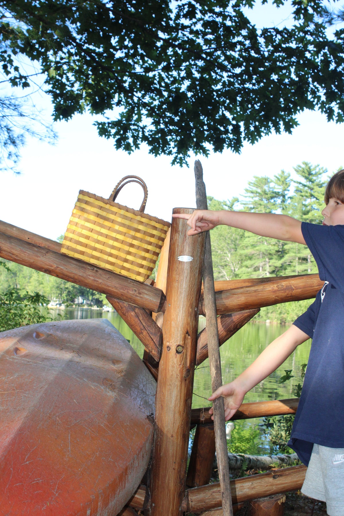 Retro-Travel Tote in Camp