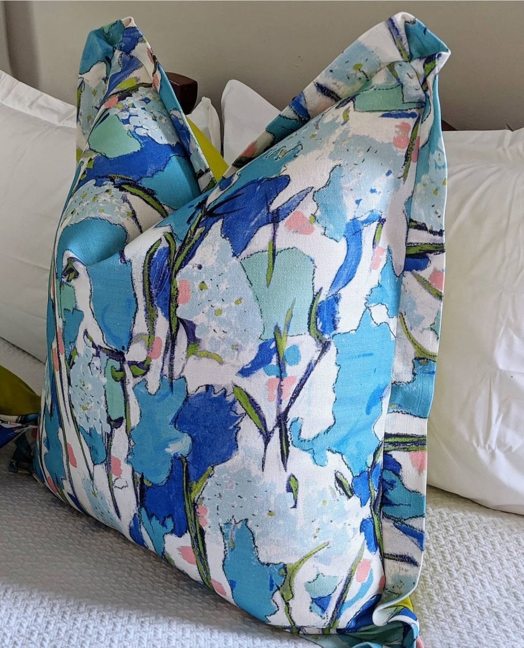 14x36 WWH Fave - Bobos are Blooming in Blue with flange