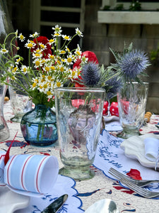 Star-Etched Glassware in Clear, Set of 4