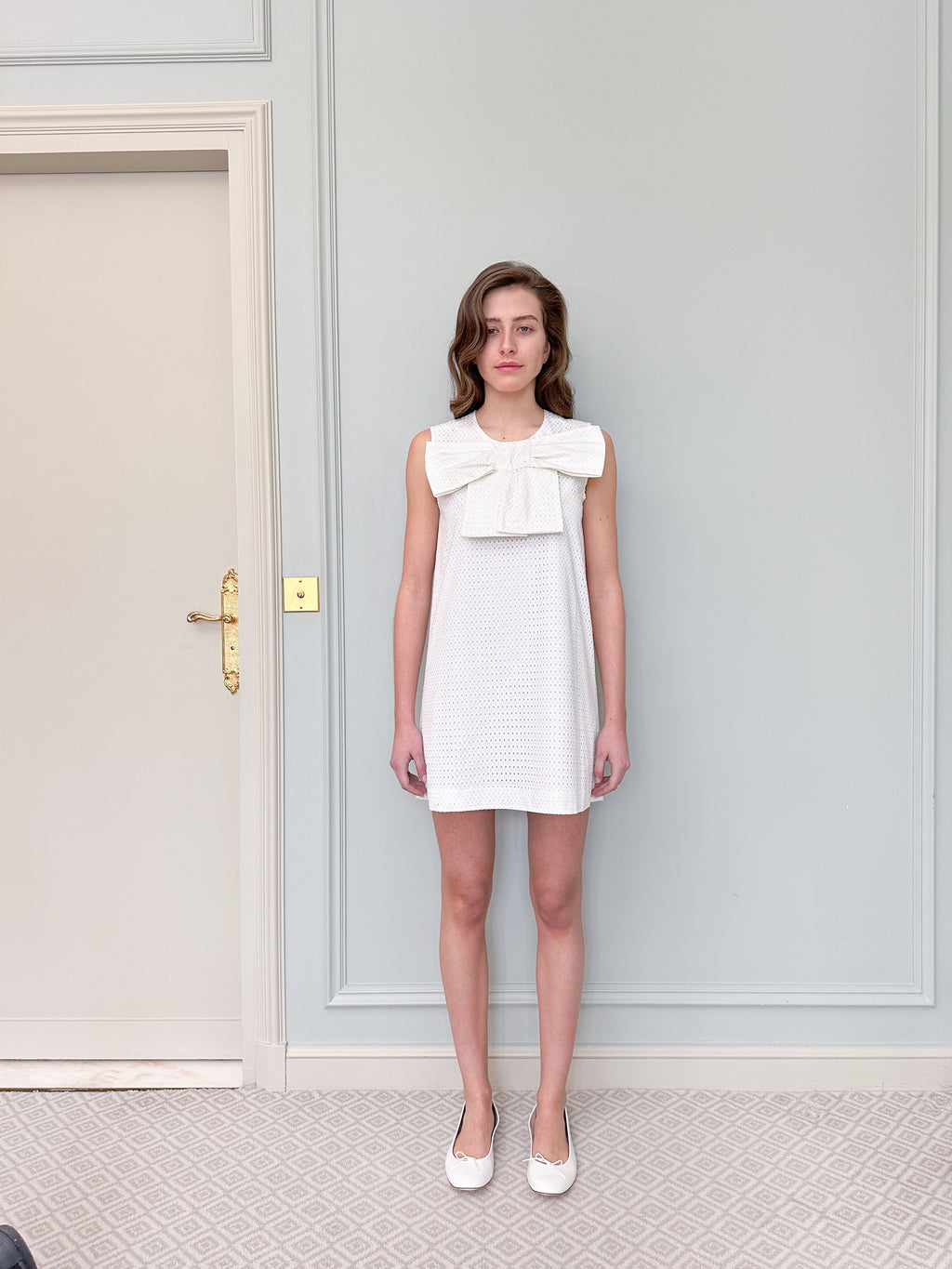 Mimi Dress in Broderie Anglaise