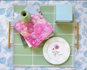 “Dahlias, Darling” Salad Plates, Set of 4