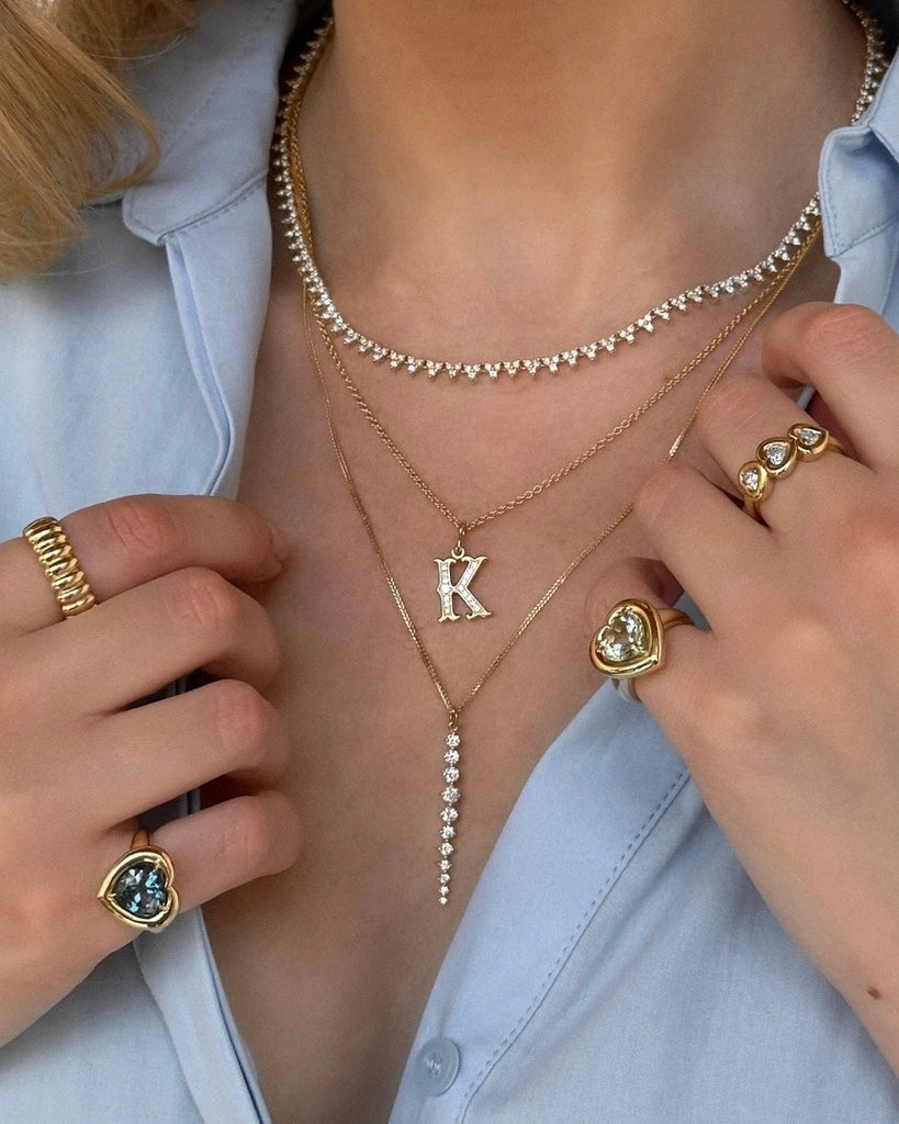 14k Yellow Gold, 14k White Gold, 14k Rose Gold