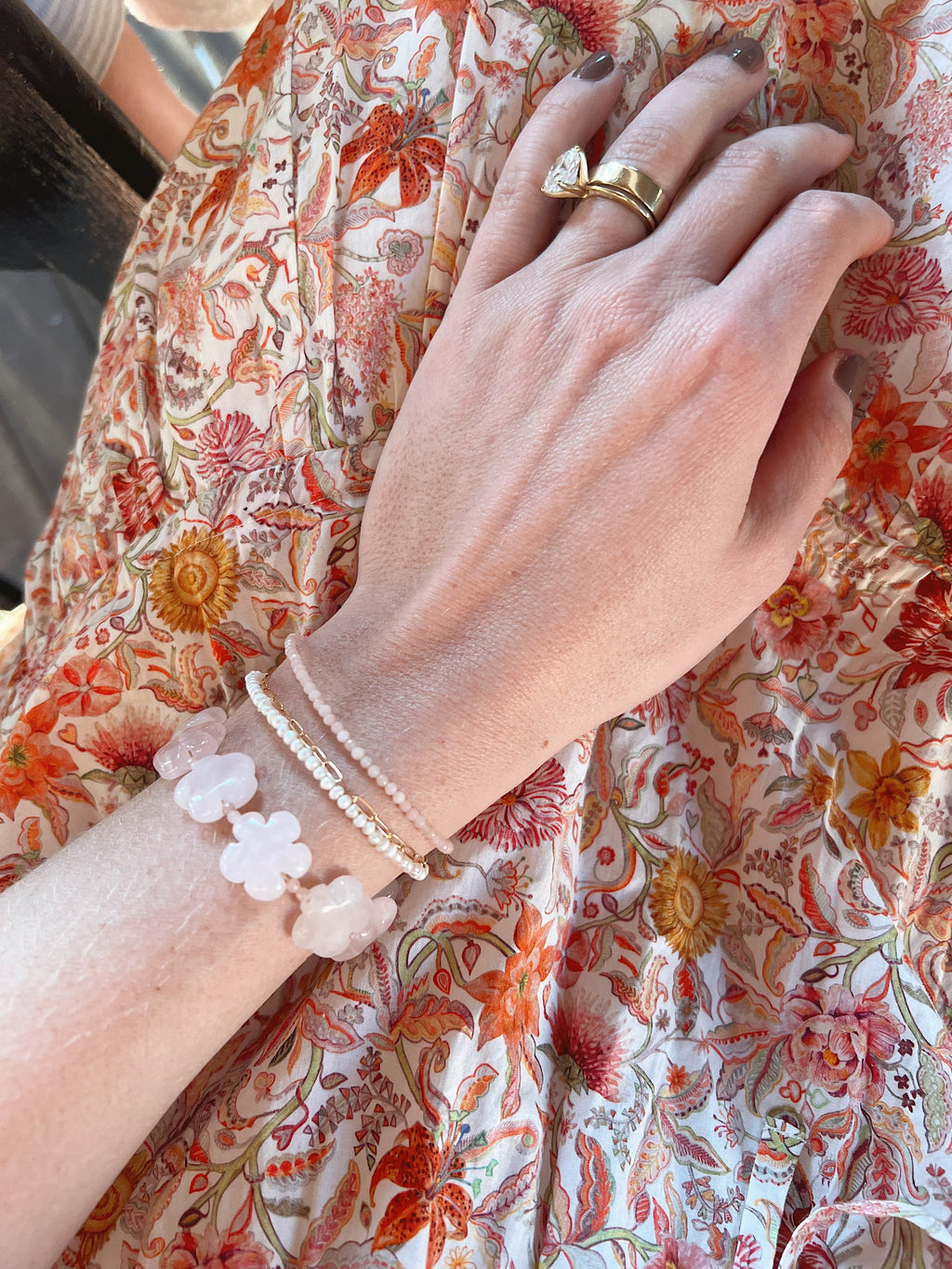 Daisy Bracelet in Pink