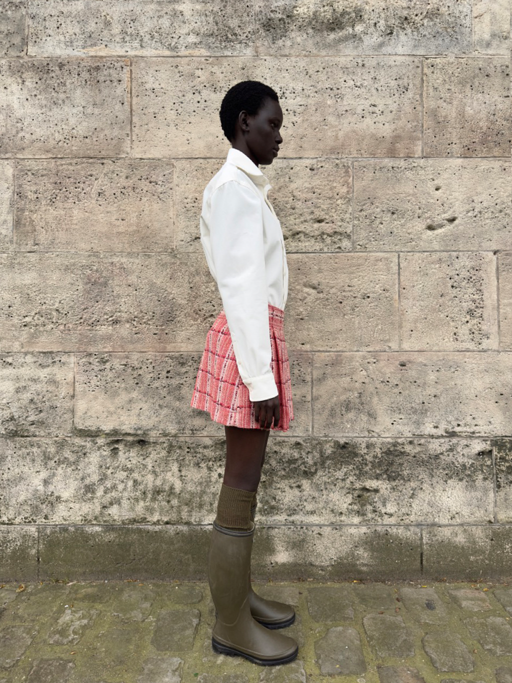 Lydia Skirt in Rouge Étoile