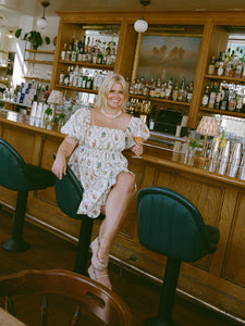 Dawn Mini Dress x Sadie Loving in Blanc Bouquet