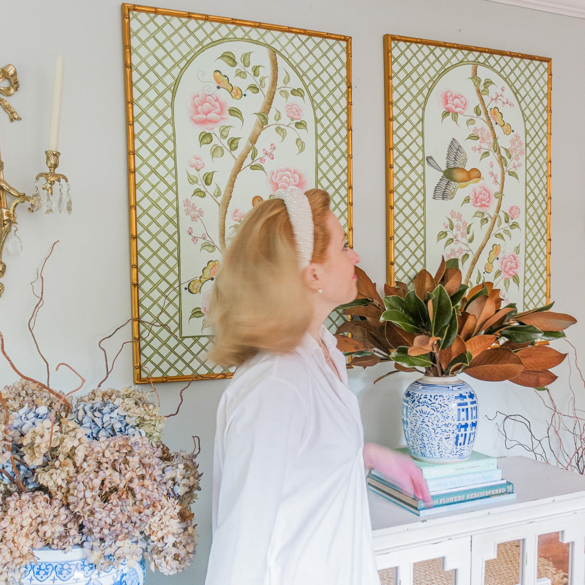 Chinoiserie Panel Print Pair | Le Jardin De Elizabeth