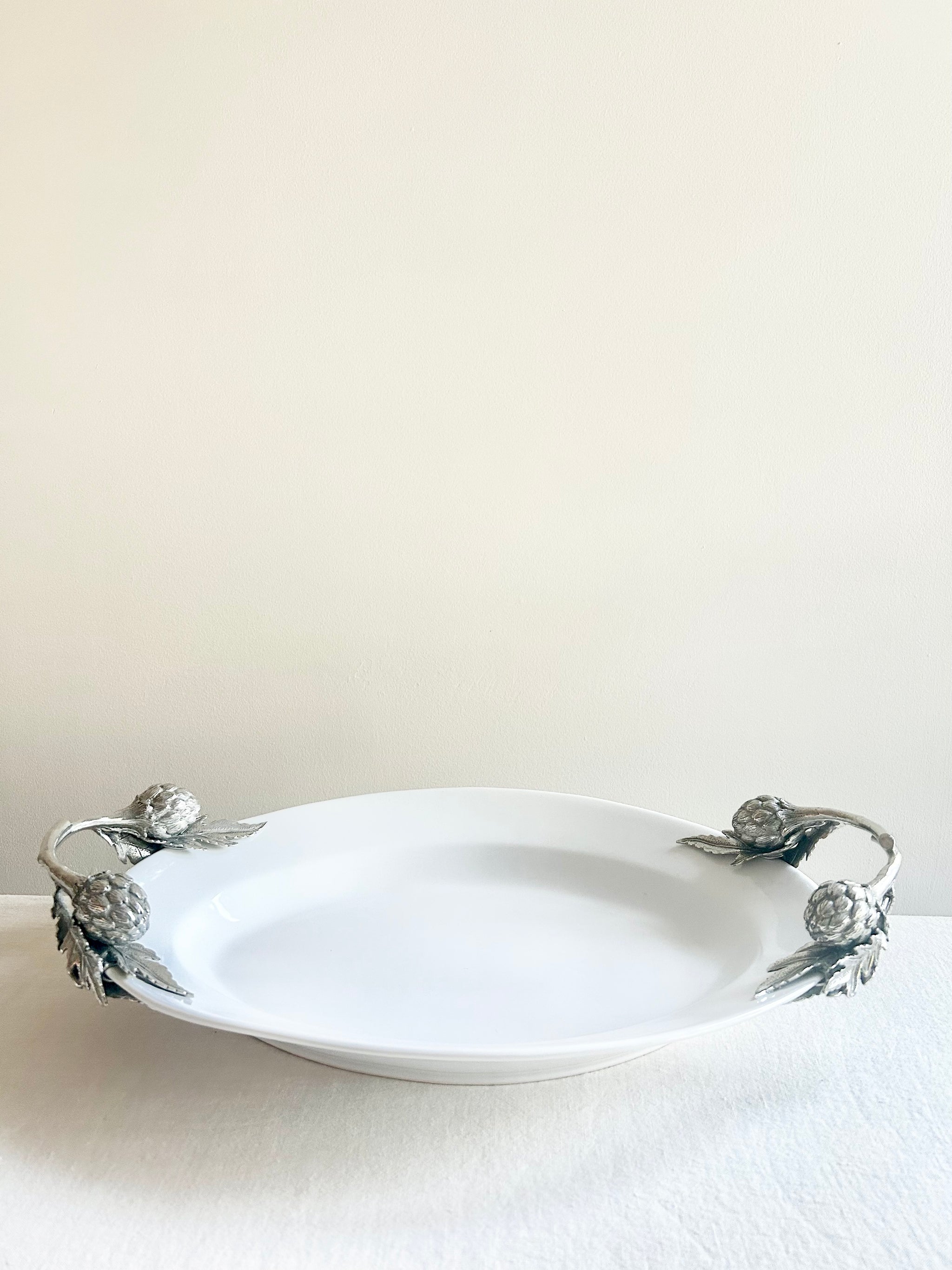 Artichoke Stoneware Serving Dish 19"