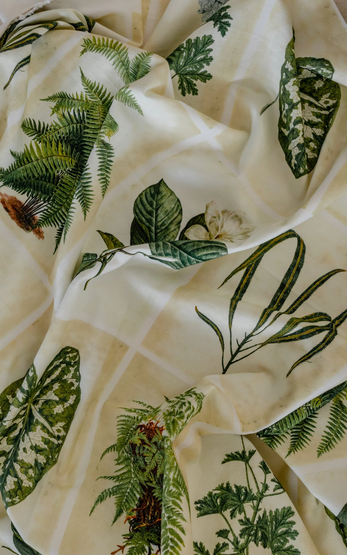Botanical Print Rectangular Tablecloth