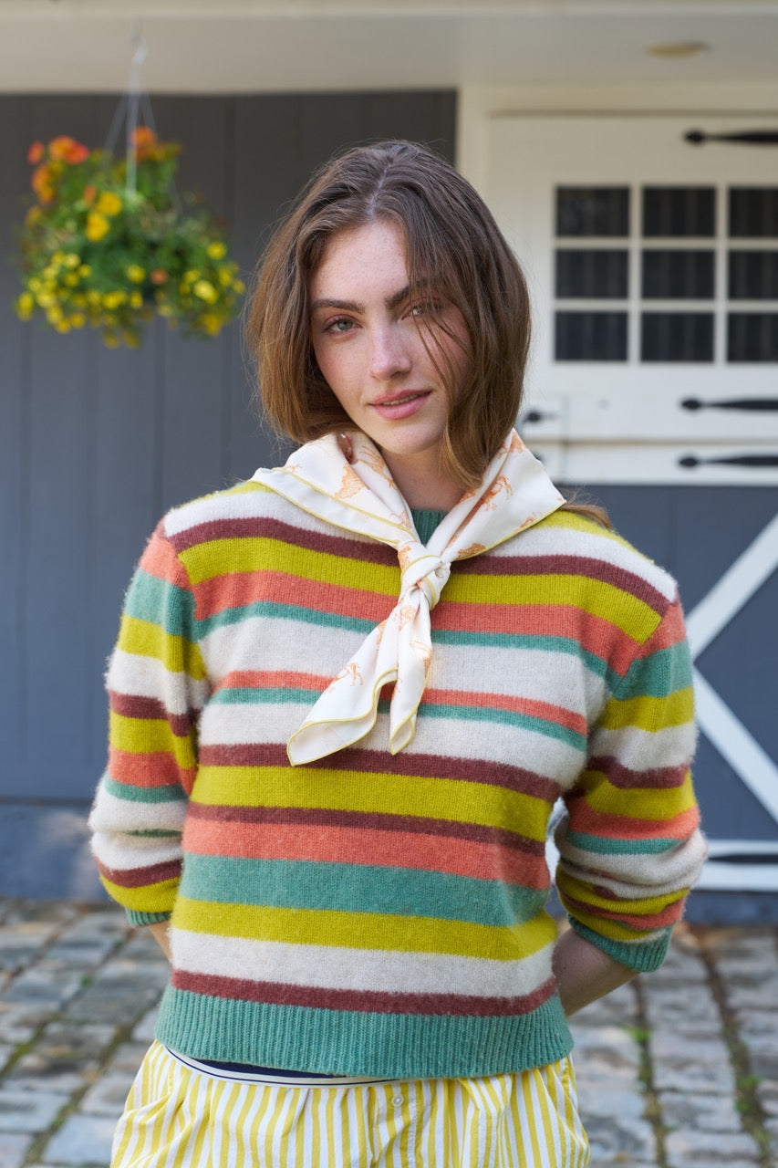 Mystical Creatures Scarf in Orange