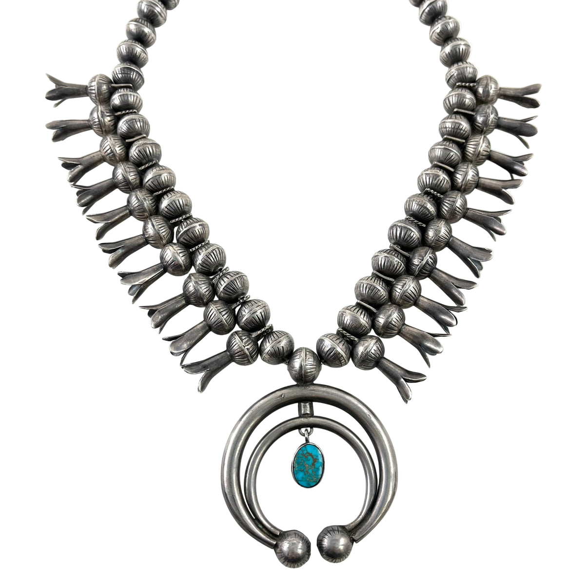 Vintage Navajo Squash With Blue Gem
