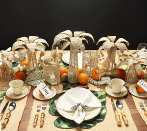 Jardin Napkin in White, Set of 4