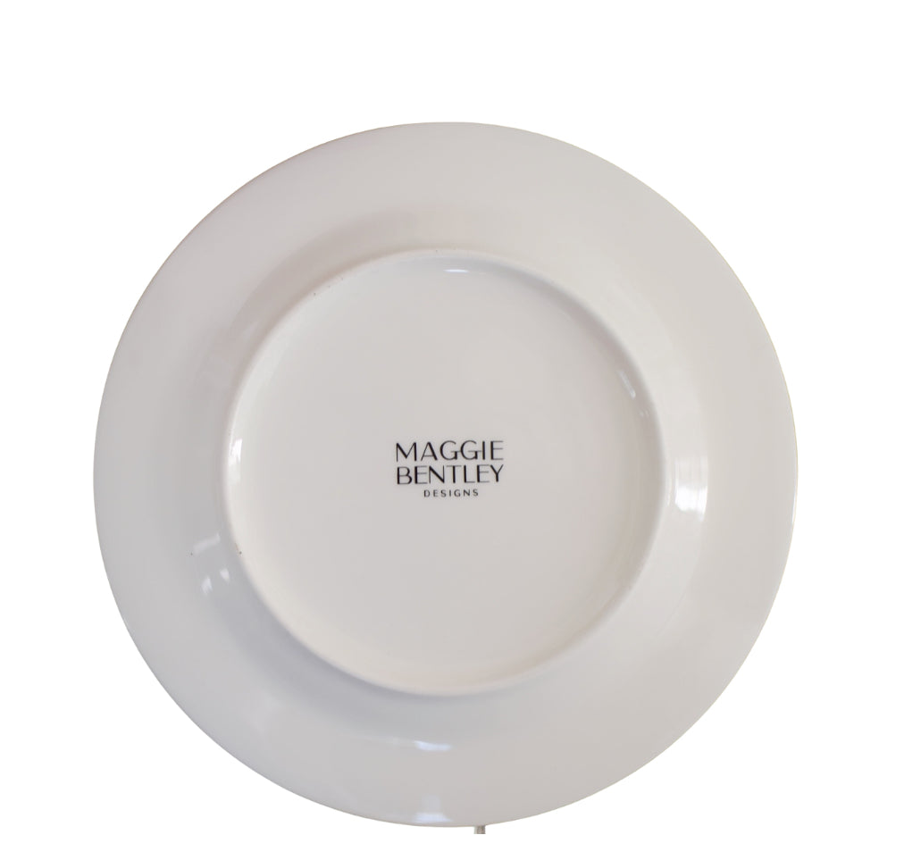 “Dahlias, Darling” Salad Plates, Set of 4