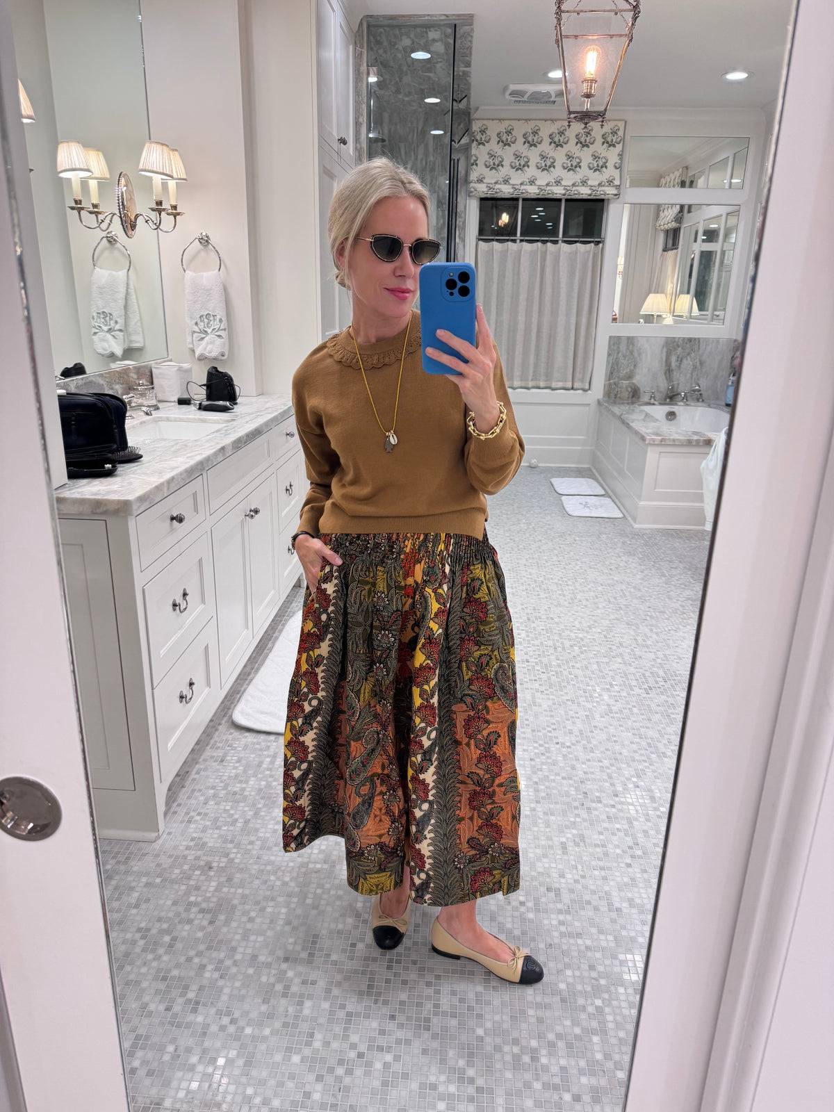Fallon Skirt in Highland Tapestry