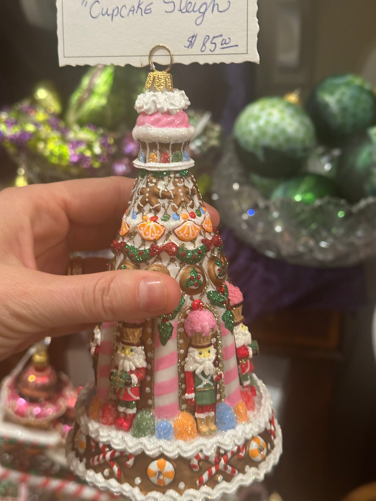 Sweet Savannah “Cupcake Sleigh” Candy Tree