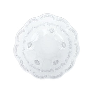 Incanto Lace Medium Round Bowl in White