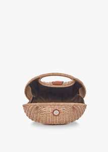 Ines Wicker Straw Basket Bag
