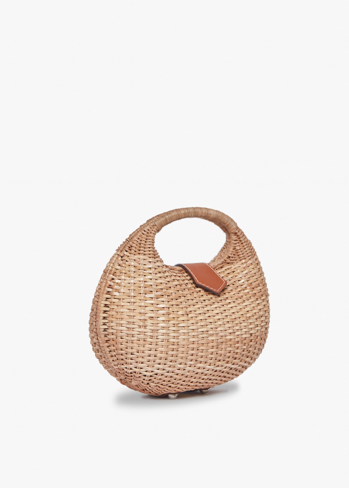 Ines Wicker Straw Basket Bag