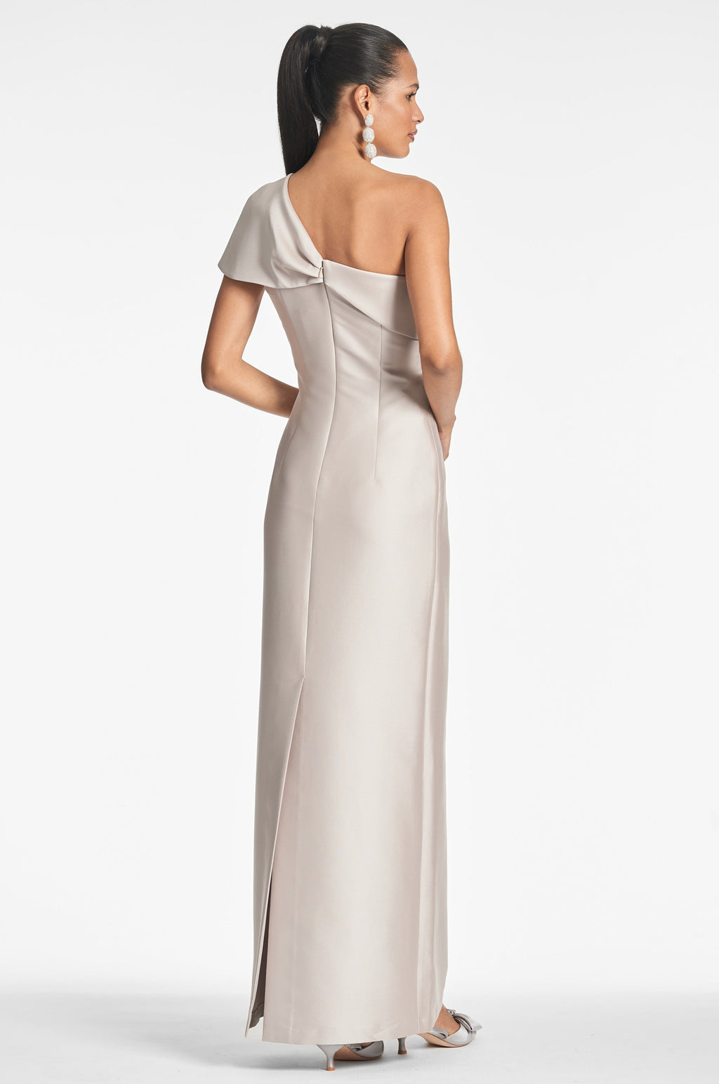 Ines Gown in Frosty Pewter