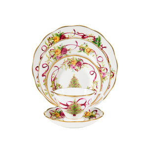 Old Country Roses Christmas Tree 5-Piece Set