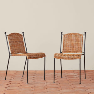 Lacoste Indoor/Outdoor Wicker Dining Chairs