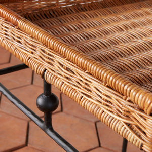 Lacoste Indoor/Outdoor Wicker Side Table Detail