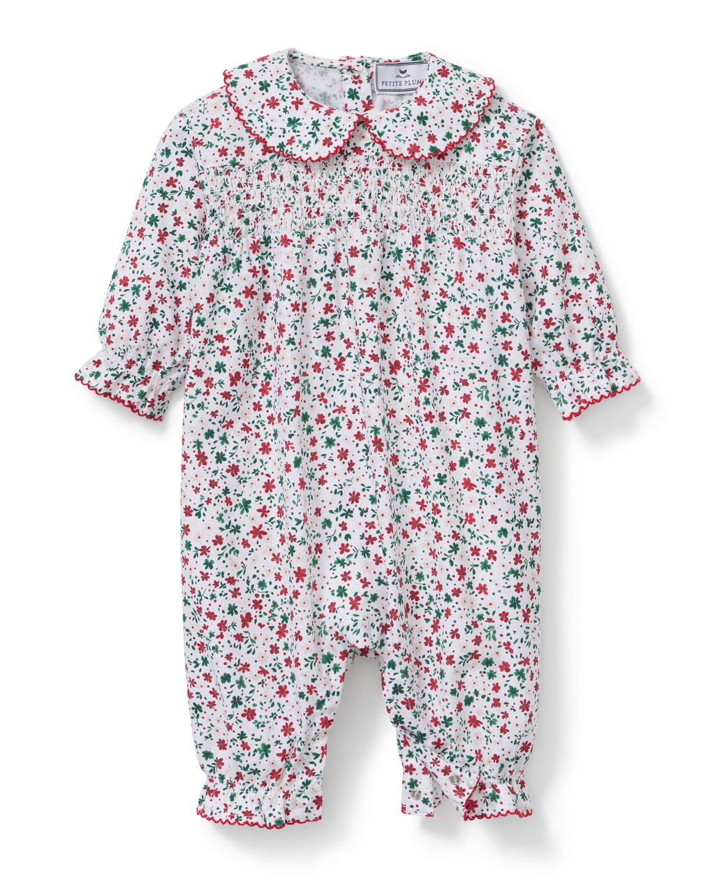 Baby’s Twill Sabine Romper in Winter Garden