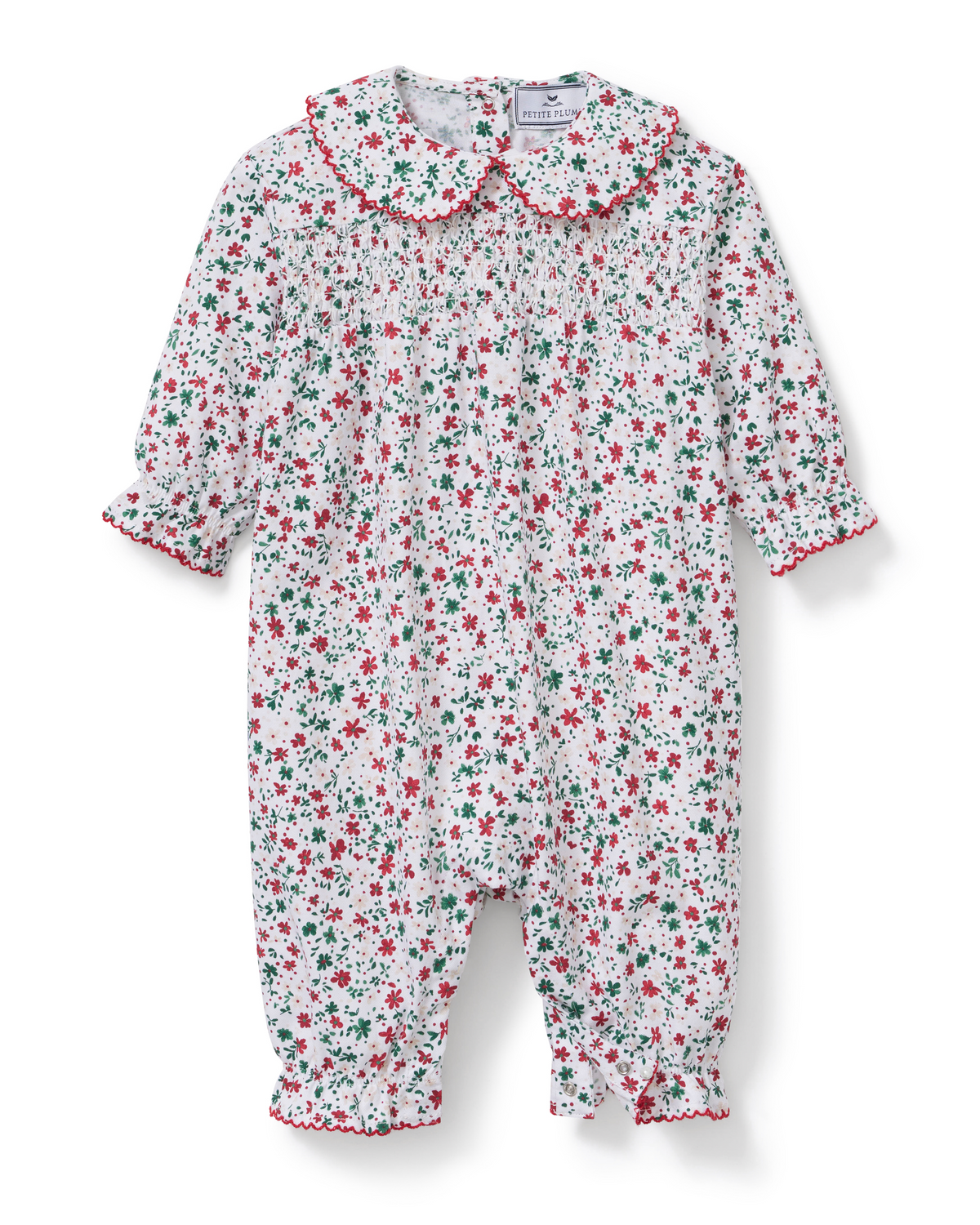 Baby’s Twill Sabine Romper in Winter Garden
