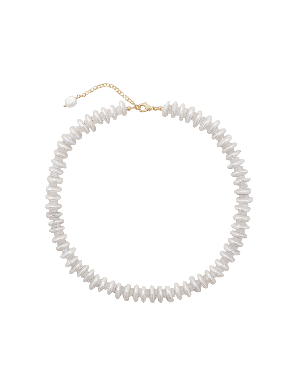 Isla Necklace in White
