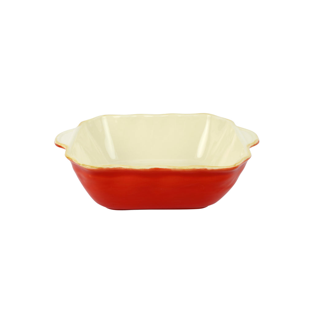 Italian Bakers Red Medium Square Bakers