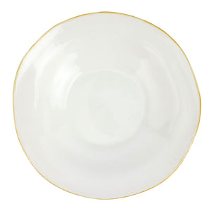 Italian Kitchen White Large Shallow Bowl