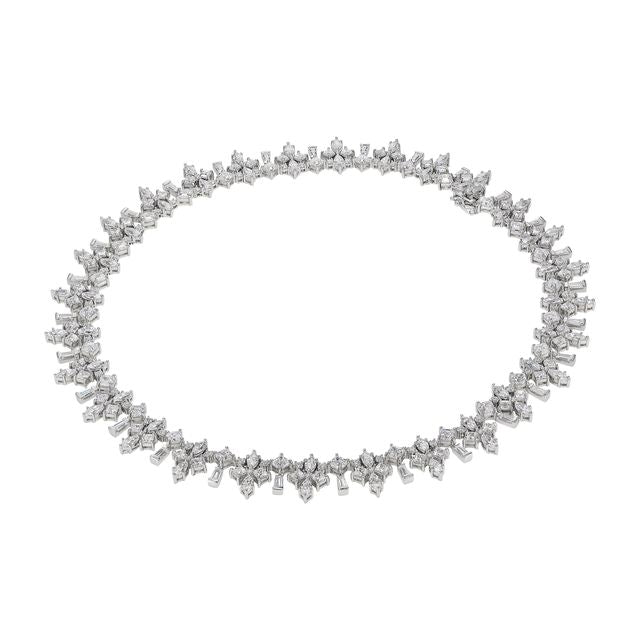 Diamond Fleur-De-Lys Necklace