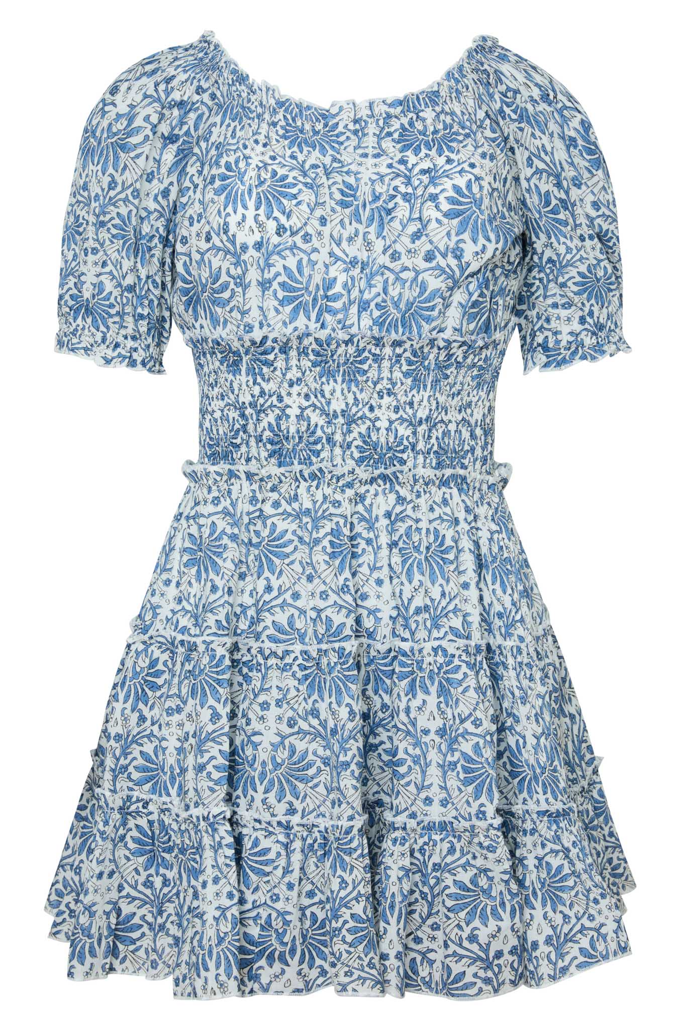Ibiza Mini Dress in Blue