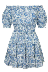 Ibiza Mini Dress in Blue