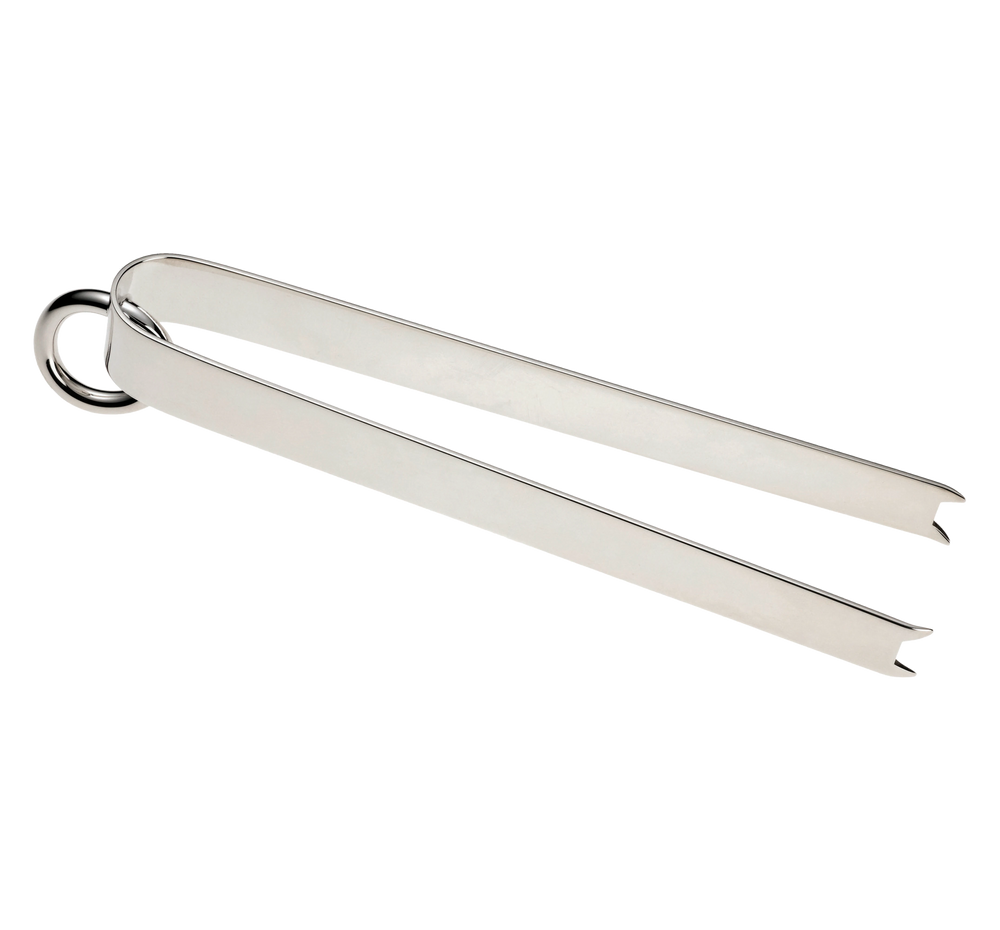 Vertigo Silver-plated Ice Tongs
