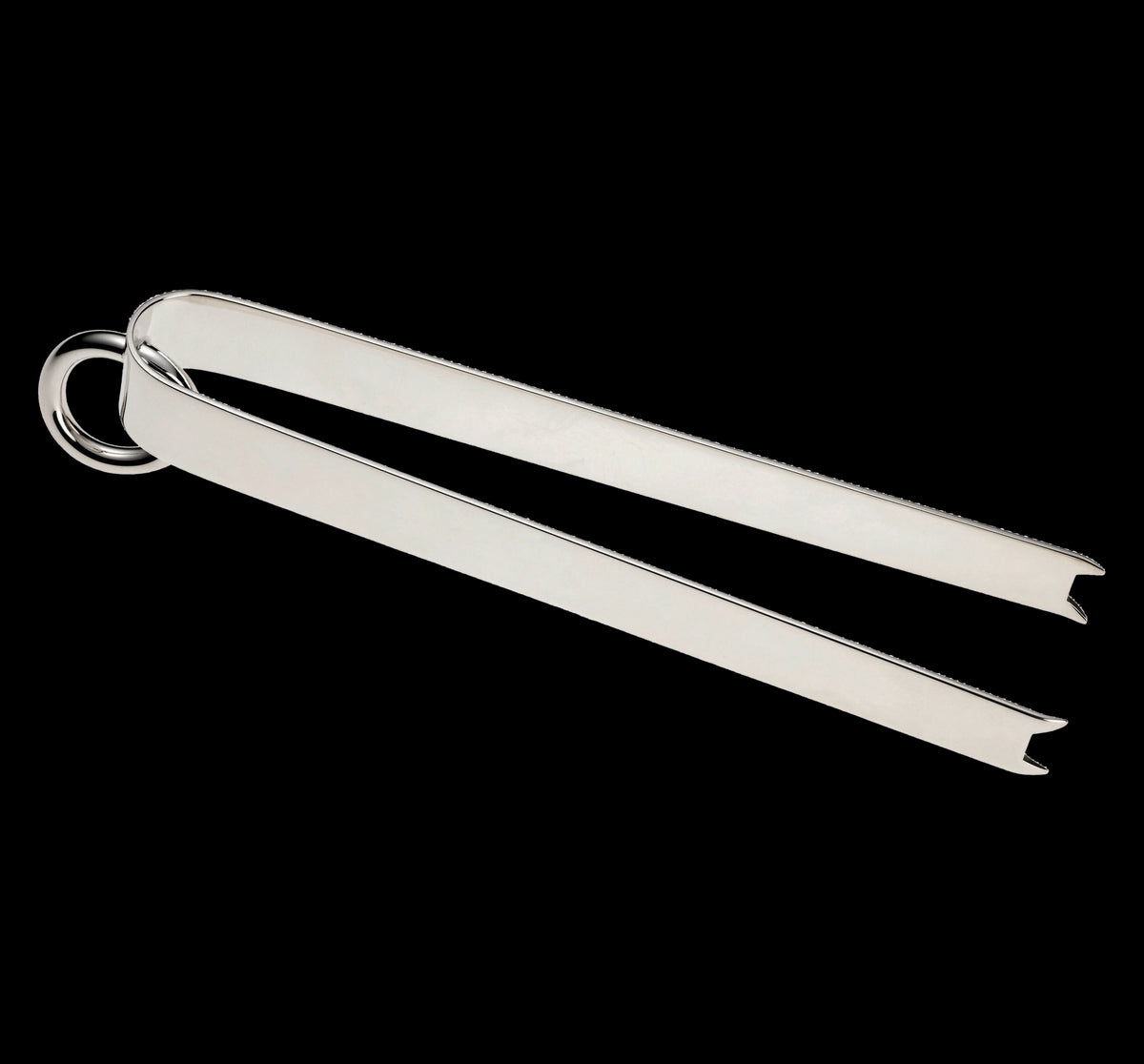 Vertigo Silver-plated Ice Tongs