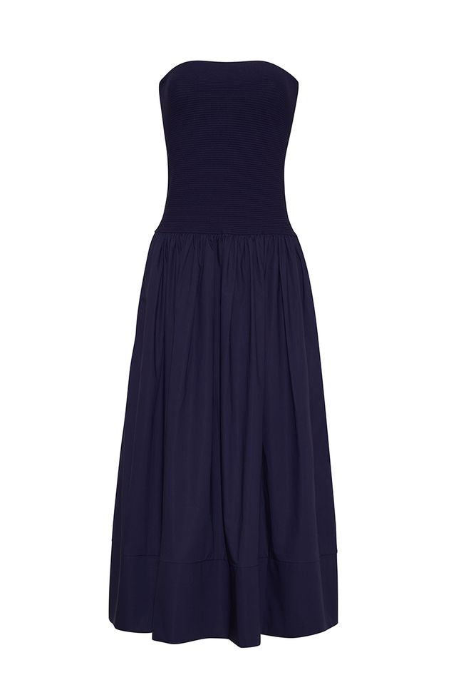 Glasbury Dress in Navy