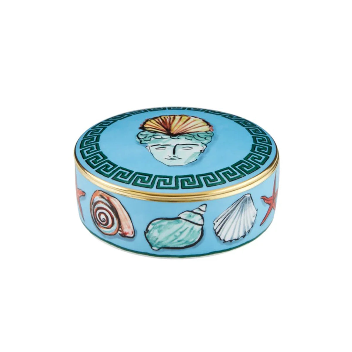 Il Viaggio Di Nettuno Round Box with Cover | Over The Moon