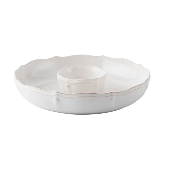 Berry & Thread Whitewash Chip & Dip Tray