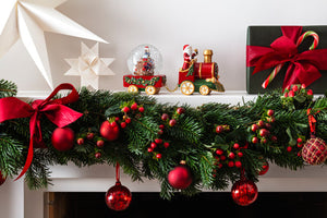 Christmas Toys Santa Train with Snow Globe in Multi