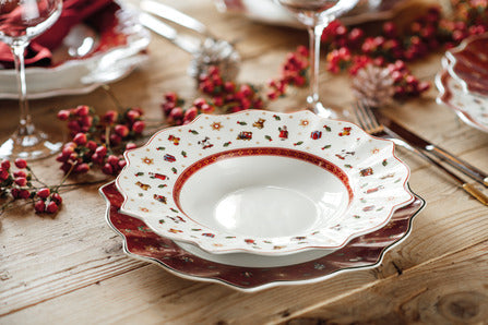 Toys Delight Deep Plate White in Multi