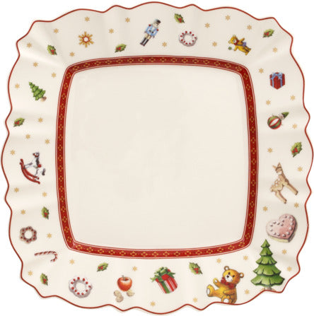 Toys Delight Square Salad Plate in Multi