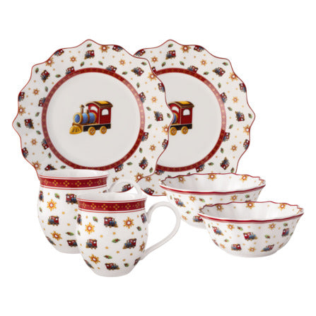 Toys Delight Breakfast Set for 2 in Locomotive
