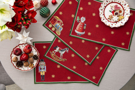 Toys Delight Anniversary Gobelin Placemat Set in Multi