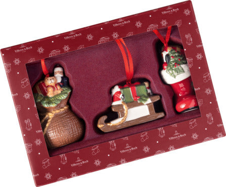 Nostalgic Ornaments Gifts Ornaments in Multi, Set of 3