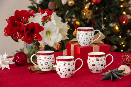 Toys Delight Anniversary Mugs in Multi, Set of 4