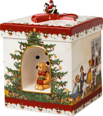 Christmas Toys Gift Box Square, Kids in Multi