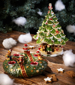 Christmas Toys Memory Large Christmas Tree with Children in Multi