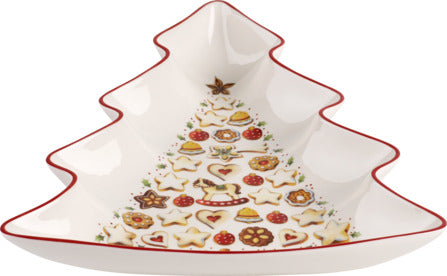 Winter Bakery Delight Large Tree Bowl in Multi