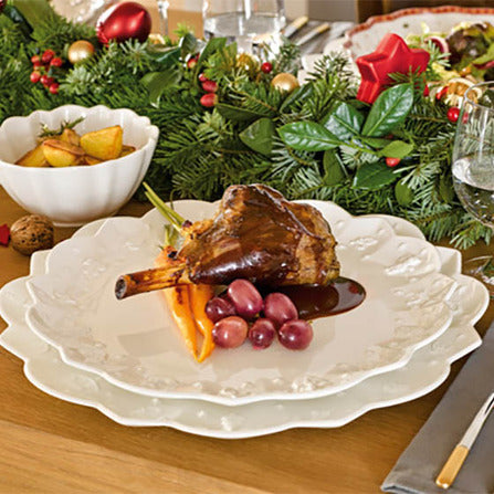 Toys Delight Royal Classic Buffet Plate in White